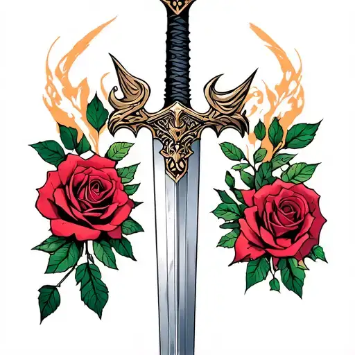 Sword And Roses