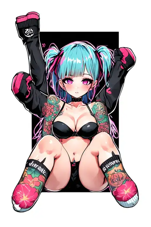 Sexy Anime With Socks