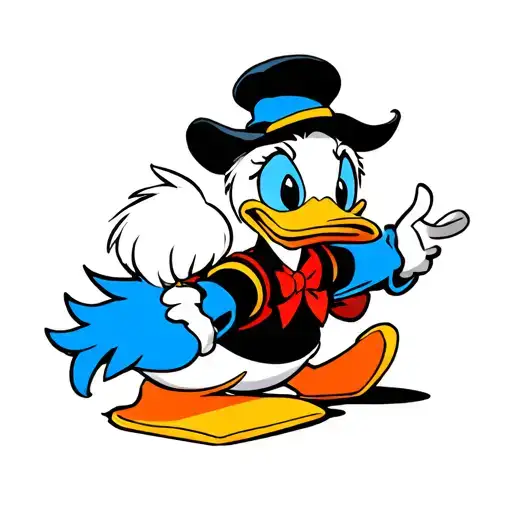 Donald Duck With Keblade