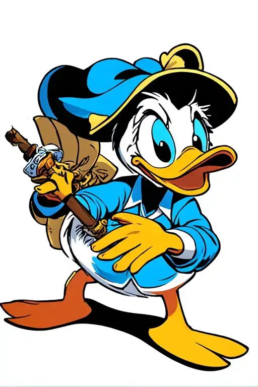 Donald Duck With Keblade