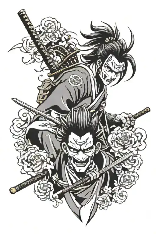 Kanta Breaking A Mask Samurai