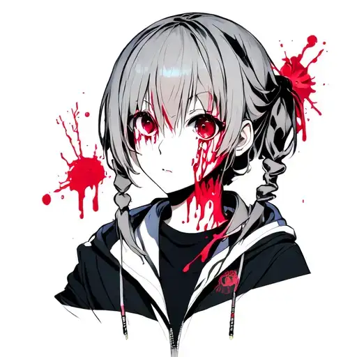 Natsuki Subaru With Eyes Bleeding And Cybersigilism