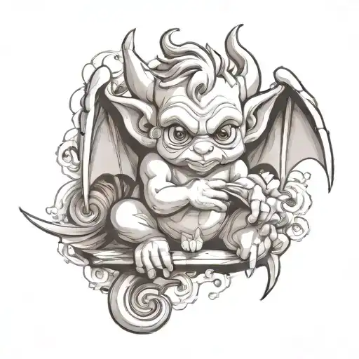 Cute Baby Gargoyle