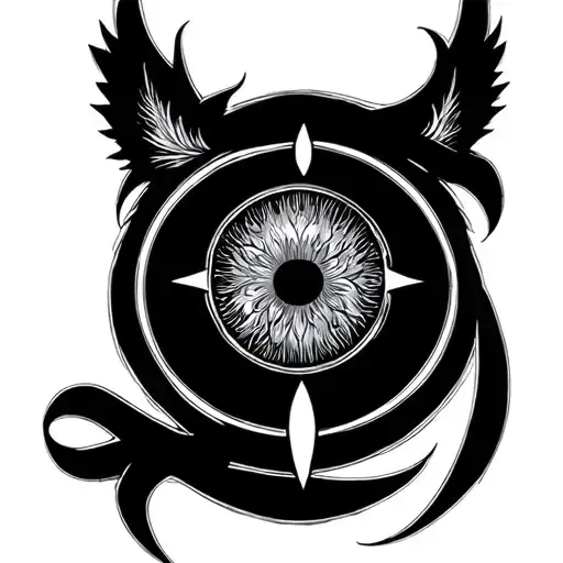 Ambigram Jackie Alex Grey Eyes Art