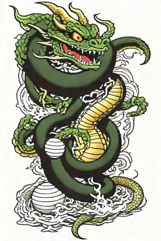 Shenron And The Dragonballs