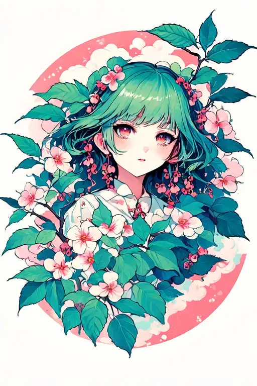 Cloud Japanese Leafs Cherry