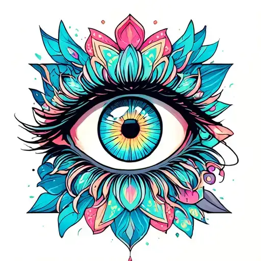 5 Eyes With Patterns