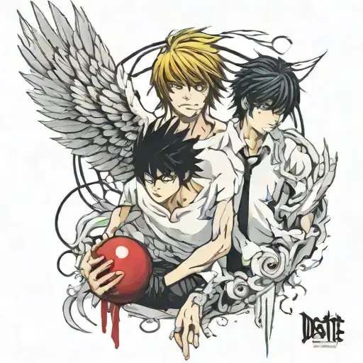 Death Note Light Und L