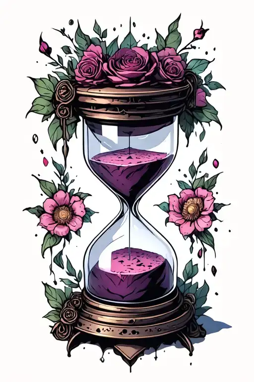 Grungy Goth Hourglass