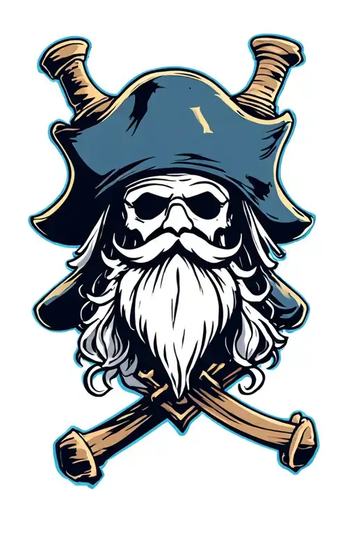 White Beard Pirates Logo From One Piece