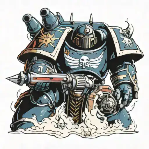 Carcharadon Space Marine Wh40k