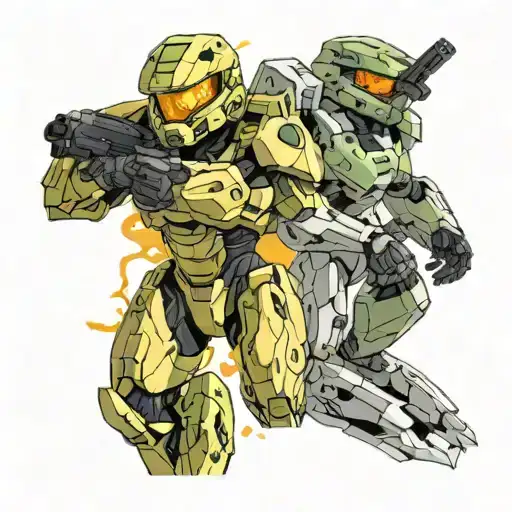 Master Chief And The Arbiter