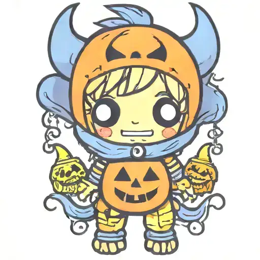 Kawaii Halloween Monster