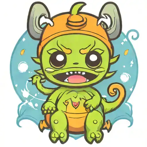 Kawaii Halloween Monster