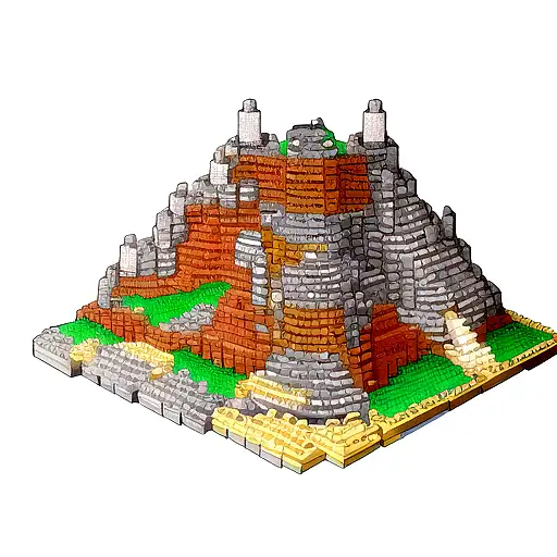 Lego Brick Mountain