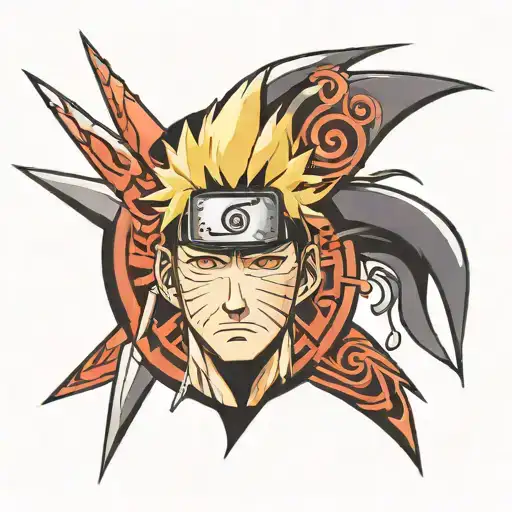 Inside Kunai Naruto Face