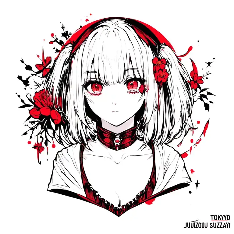 Make A Back Tattoo Of Tokyo Ghoul Juuzou Suzuya