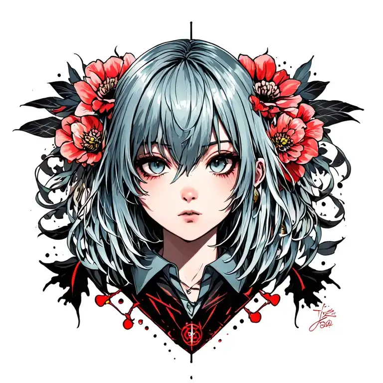 Make A Back Tattoo Of Tokyo Ghoul Juuzou Suzuya