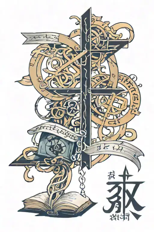 Math Equation And Bible Verse Intertwined