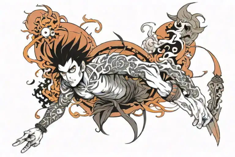 Japan Full Sleeve Tattoo Featuring