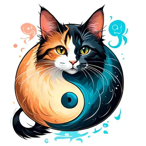 Yin Yang Cats