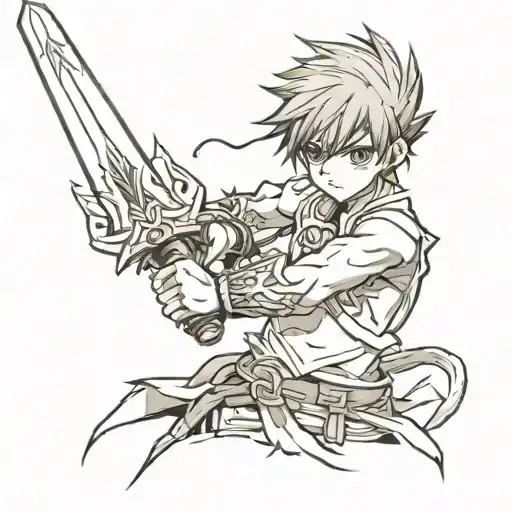 Seven With His Sword