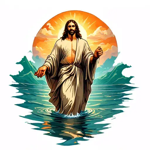 Jesus Walking On Water
