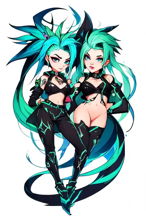 Jinx And Ekko League Of Legends