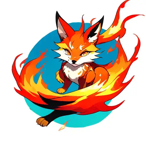 Fiery Kitsune