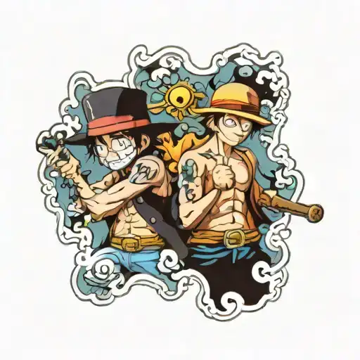 One Piece Ruffy Ace And Sabo