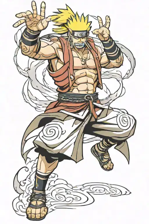 Jiraiya From Naruto Battle Scars