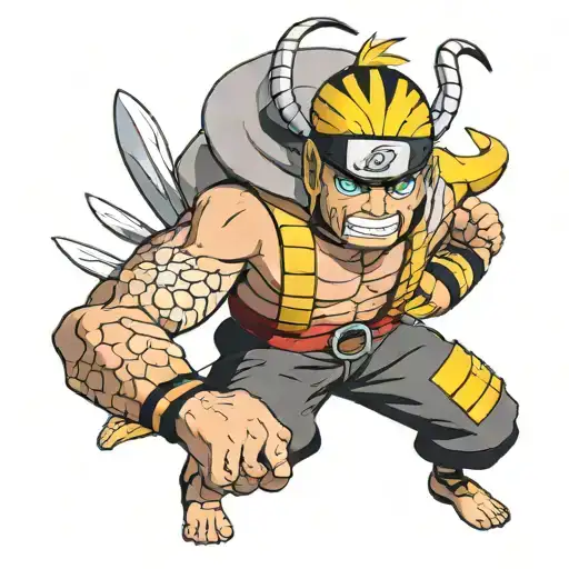 Killer Bee From Naruto Anime Character