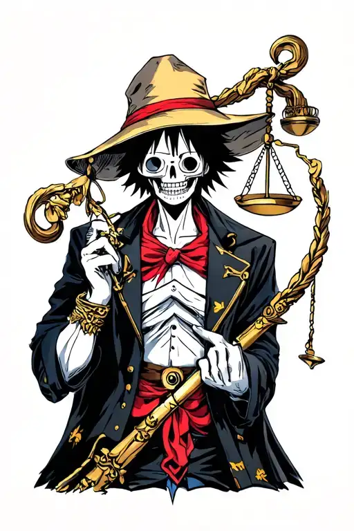 Law From One Piece Death Tattoo Design Hand
