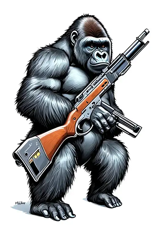Rifles Gorillas