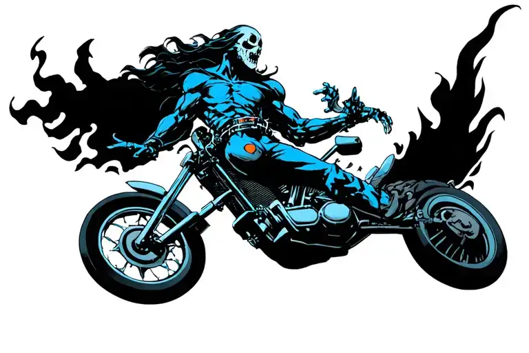 Ghost Rider Jumping