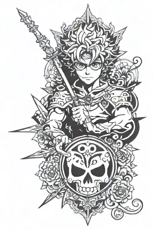 Black Clover Tattoo Inspired