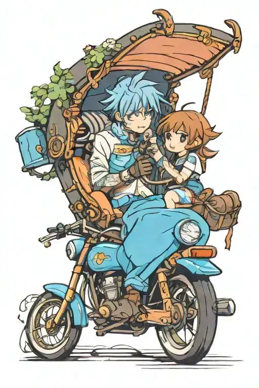 Family Motorcycle Carriage