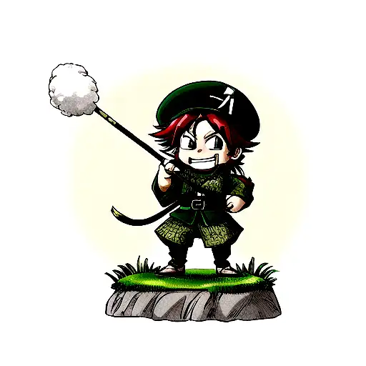 Japanese Warrior Leprechaun