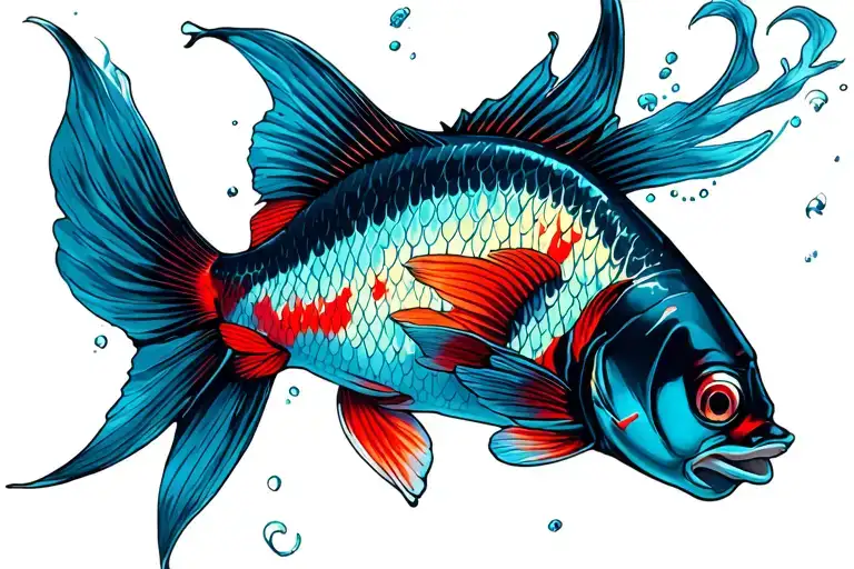 Jujutsu Kaisen Beta Fishes Swimming