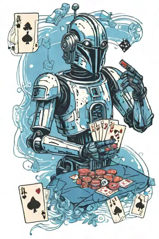 Star Wars Droid Playing Poker