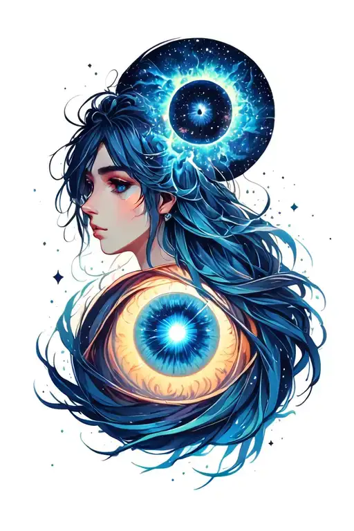 Aquarius In Capricorn God's Eye Nebula Star