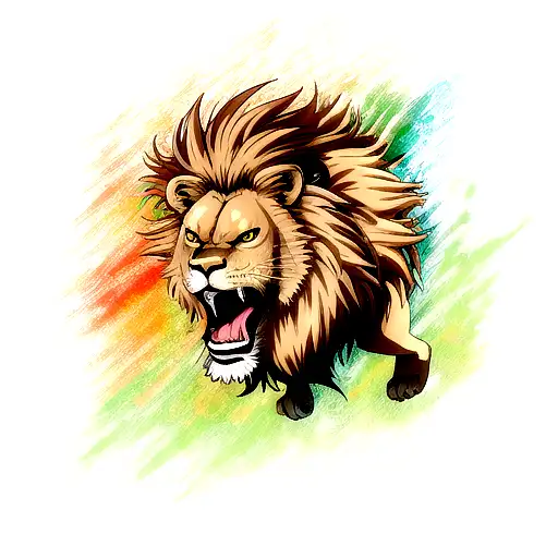 Lion Roaring