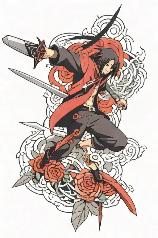 Itachi Uchiha Kunai Knife