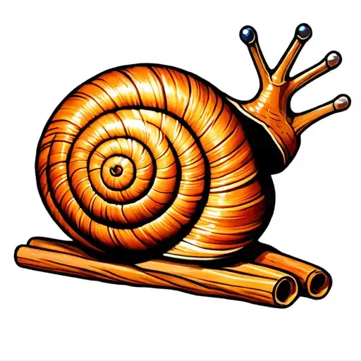 Snail Cinnamon Roll Shell