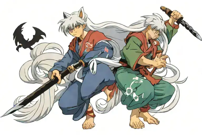 Inuyasha Tattoo Filler Background