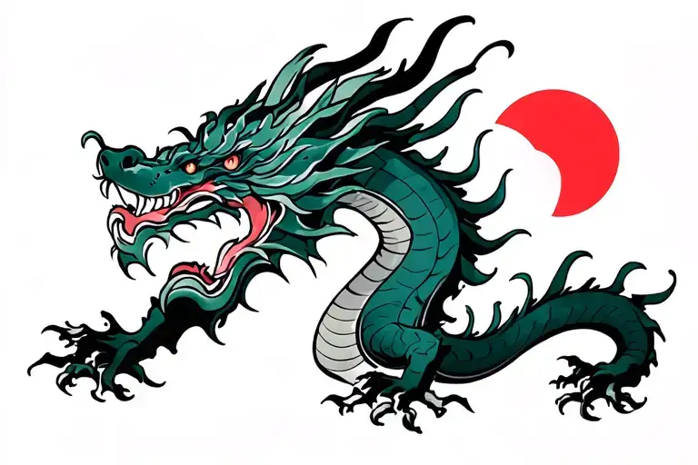 Japan Dragon Simple