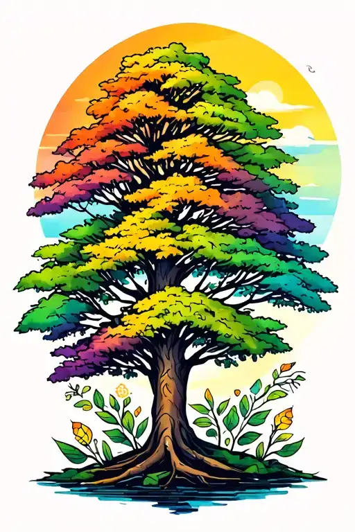 Hippie Nature Elements Like Trees