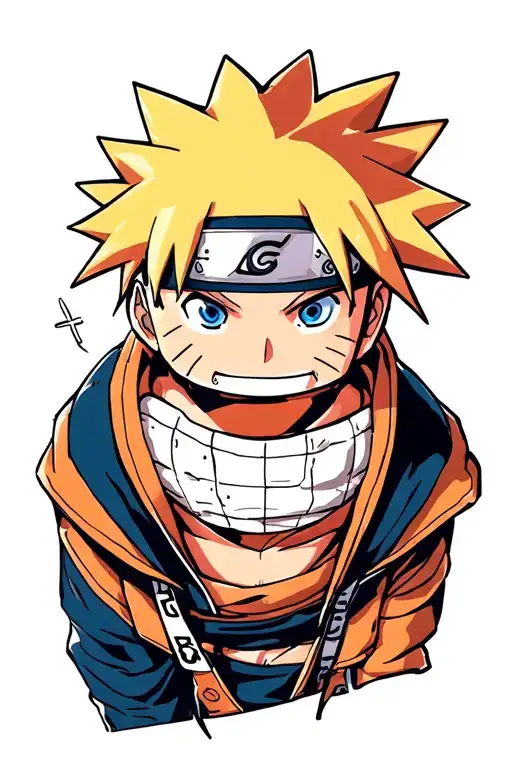 Naruto Who Makes An Inch With A False Smile Because He Is Sad