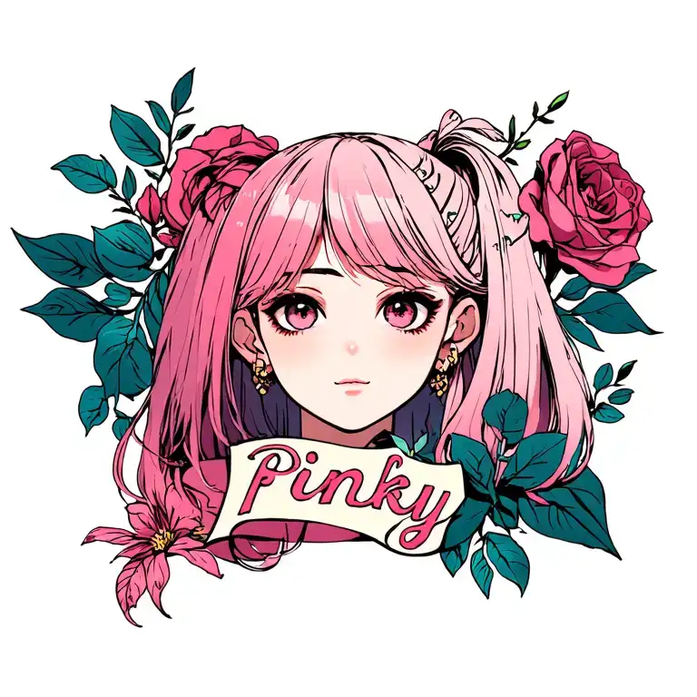 I Want My Girlfriend Name Pinky On My Chest