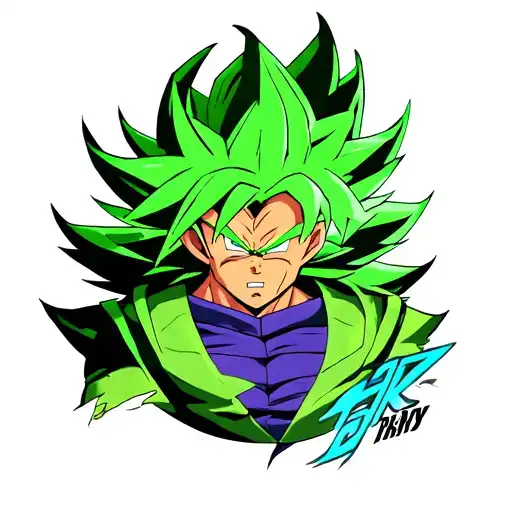 Broly Going Legendary Super Saiyan